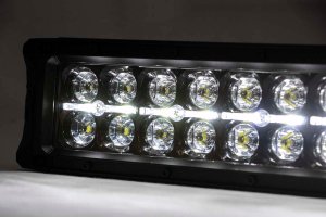 LED Light Bar - Rough Country - Dual Row, Cool White DRL - Black LED Light Bar - Rough Country - Dual Row, Cool White DRL - Black